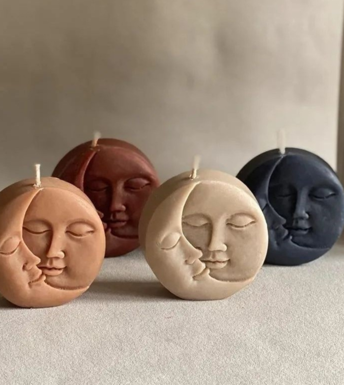 Twin Flame Manifestation Candle (Sun & Moon)