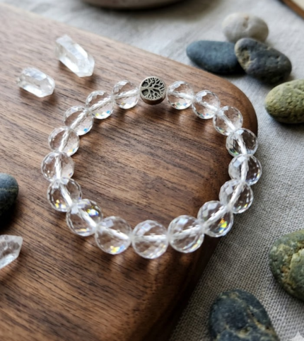 Clear Quartz Bracelet (Aura Shield)