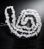 Raw Chips Clear Quartz Mala